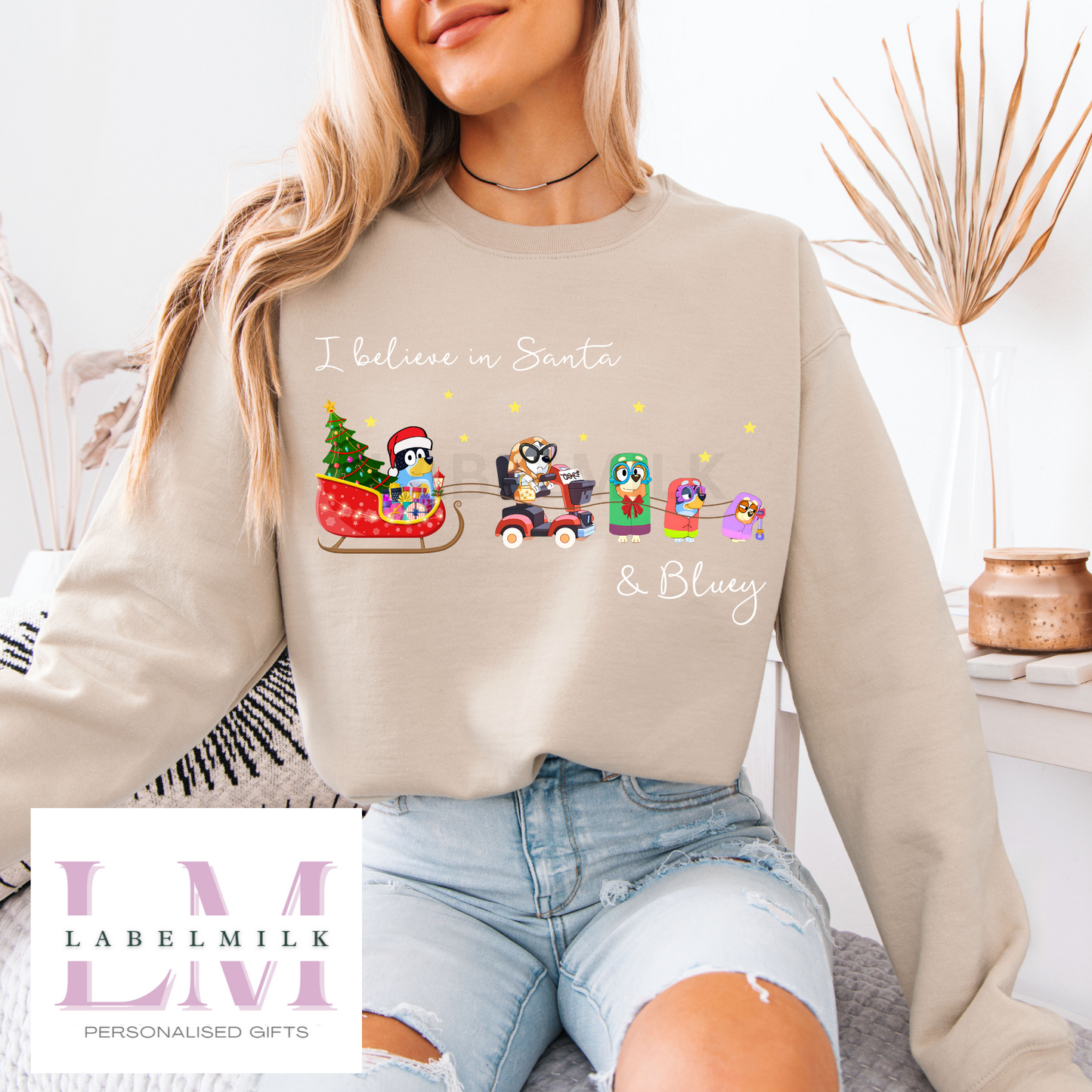 Adult Bluey Christmas Jumper