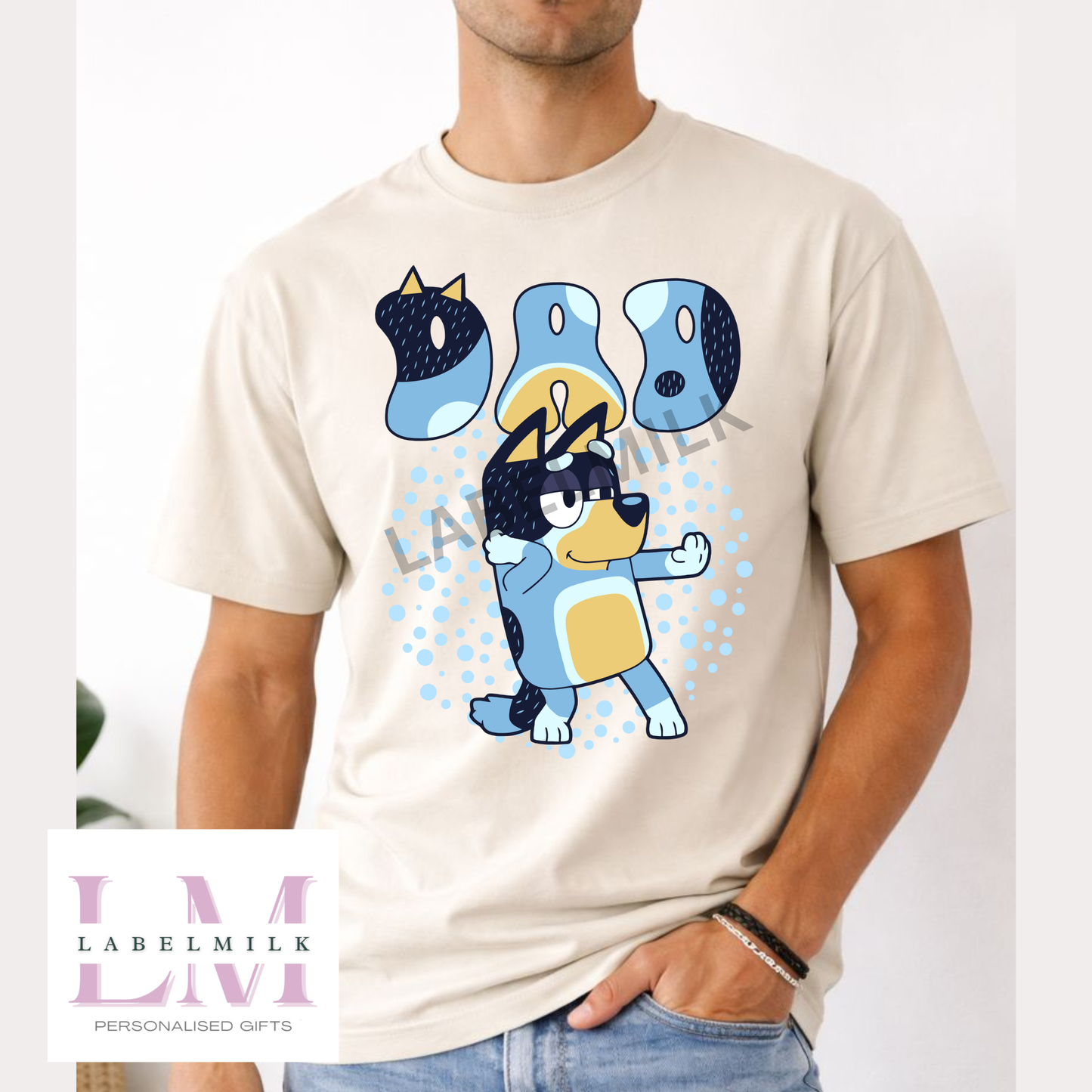 Adults Bluey Dad T-Shirt