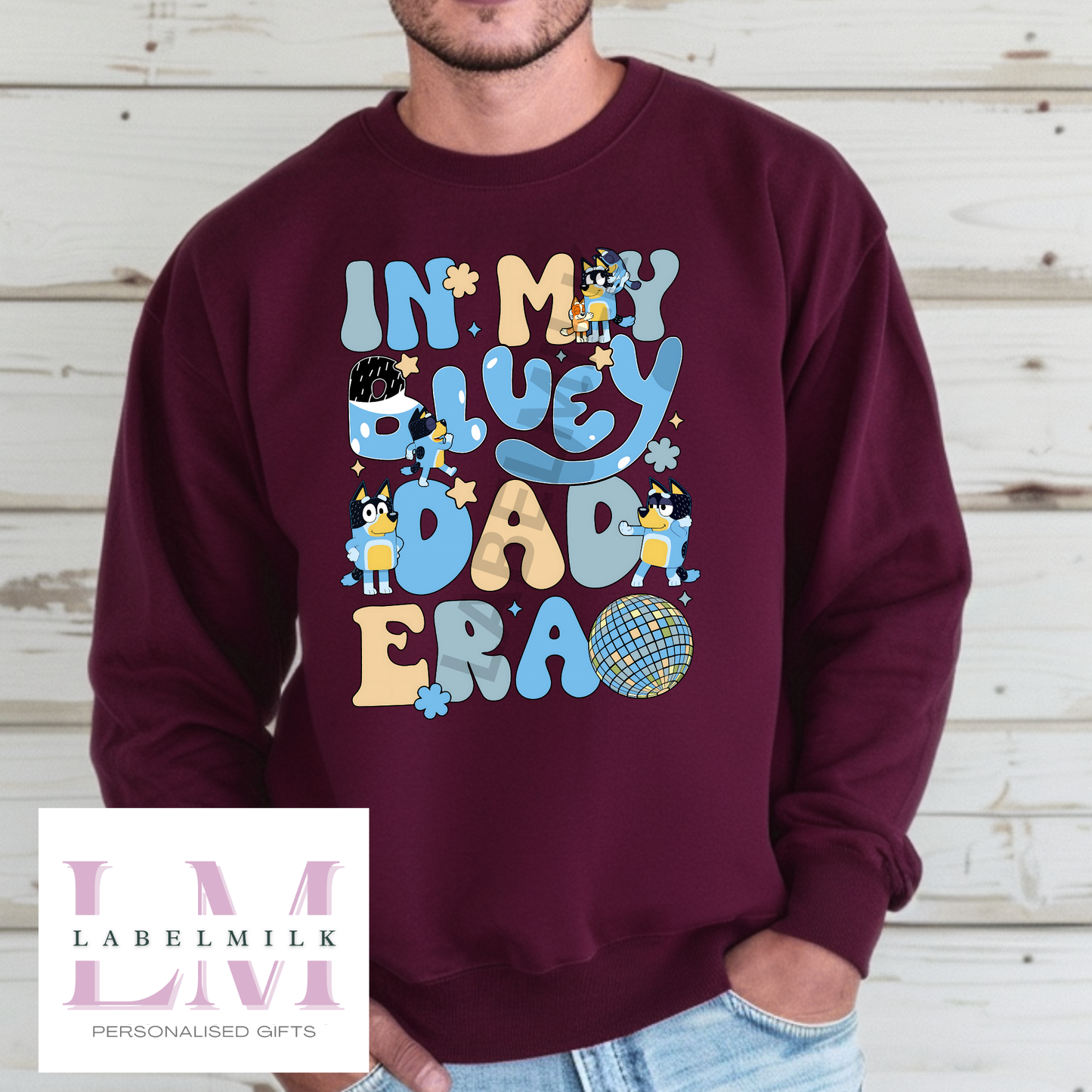 Adult Bluey Dad Jumper