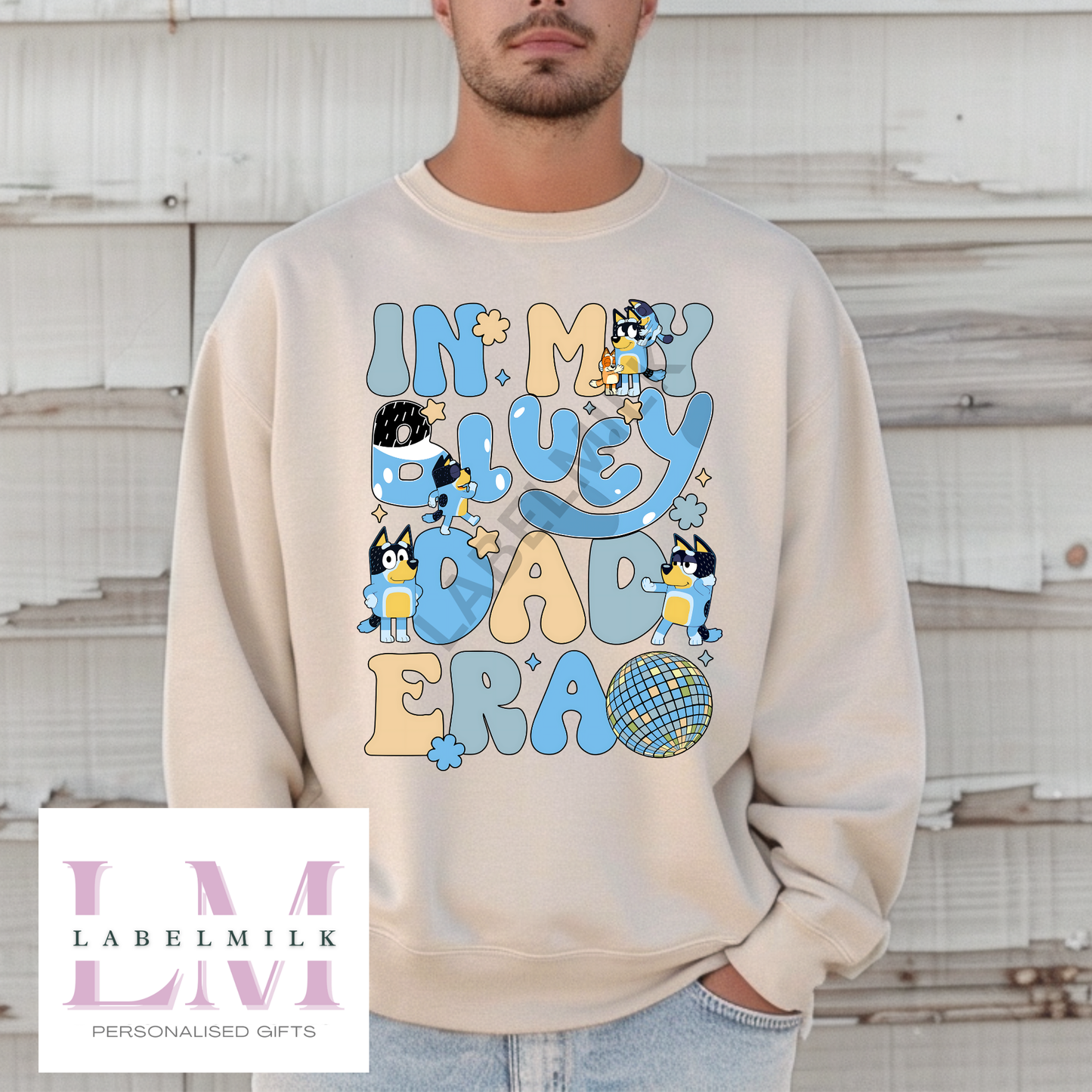 Adult Bluey Dad Jumper