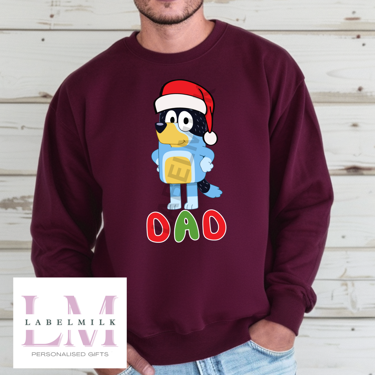 Adult Bluey Christmas Jumper