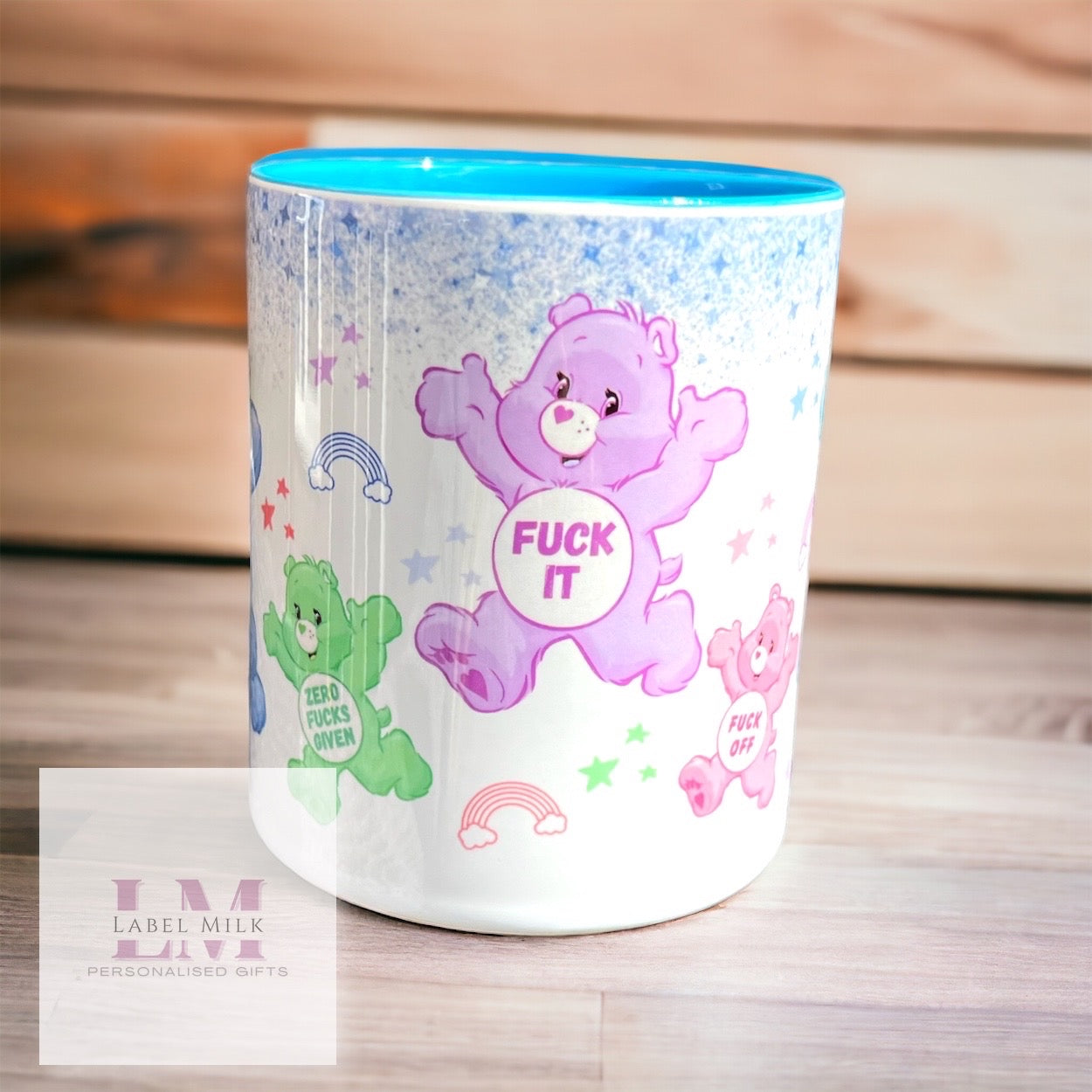Swear Bear Mug - Blue