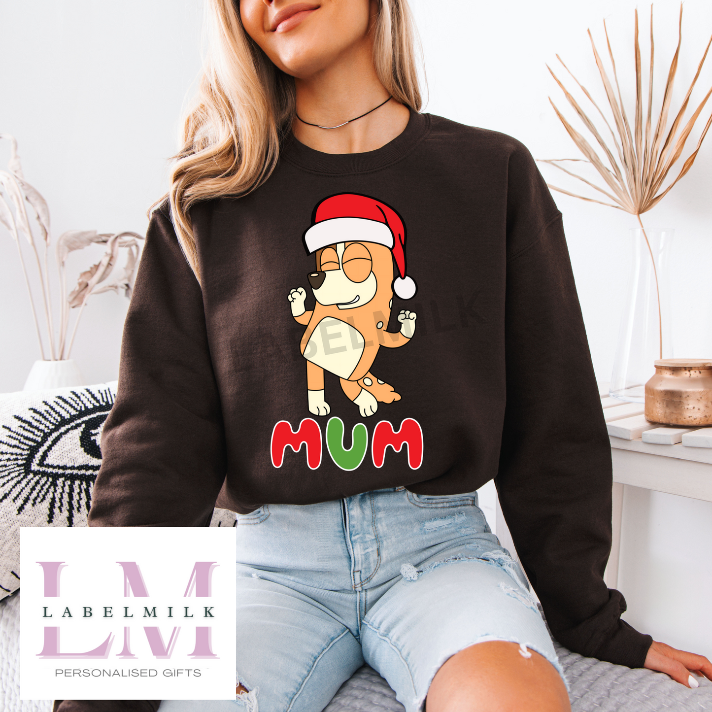 Adult Bluey Christmas Jumper