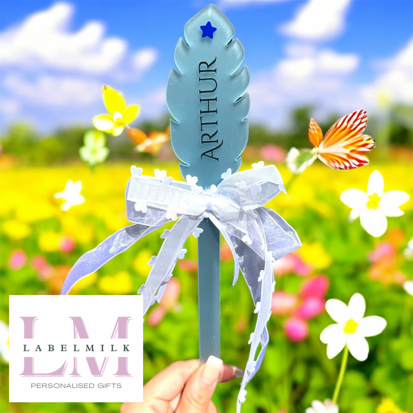 Personalised Bluey Feather Wand - Featherwand