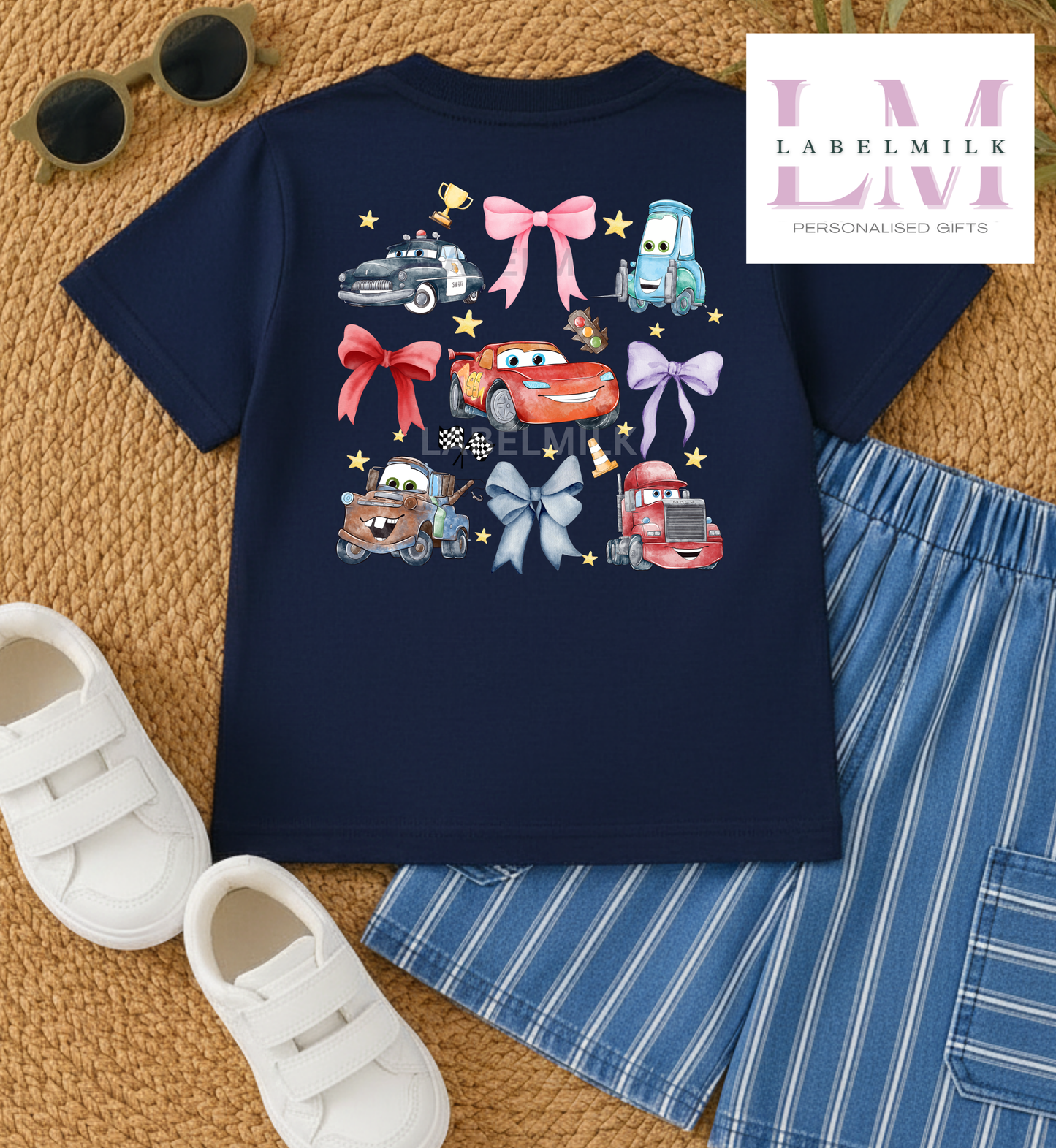 McQueen Bows T-Shirt Kids - Cars