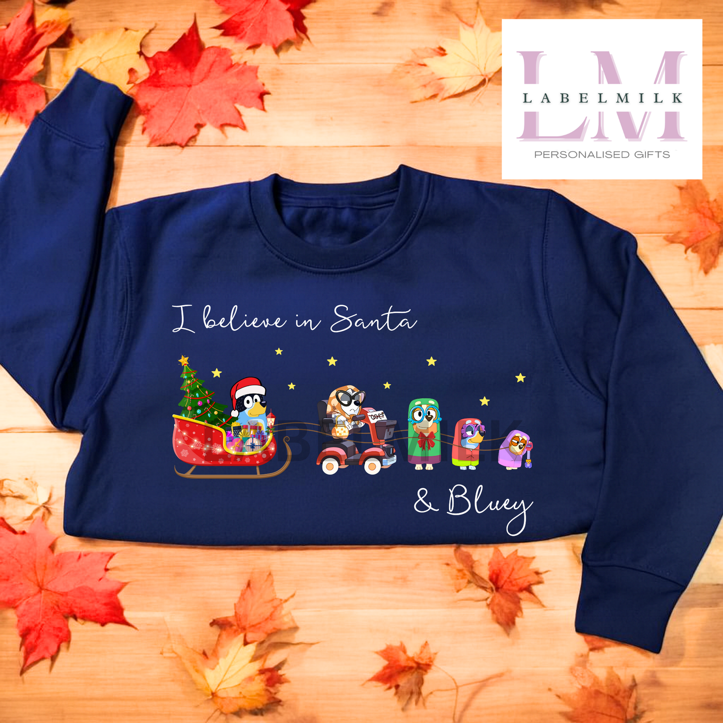 Kids Bluey Christmas Jumper