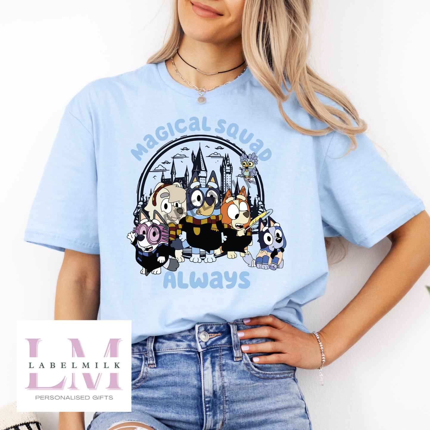 Adults Bluey X Potter T-Shirt