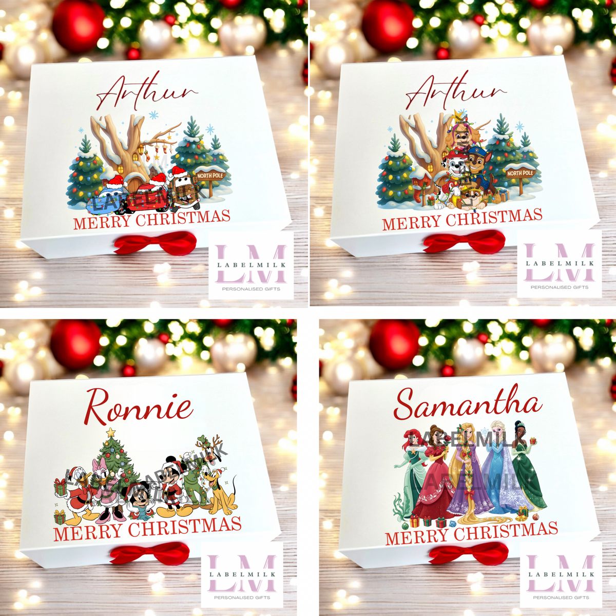 Personalised Christmas Eve Box - ALL DESIGNS - Kids Christmas Gift