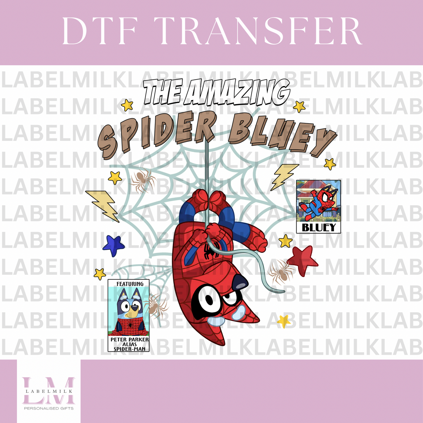 DTF Transfers - Spidey