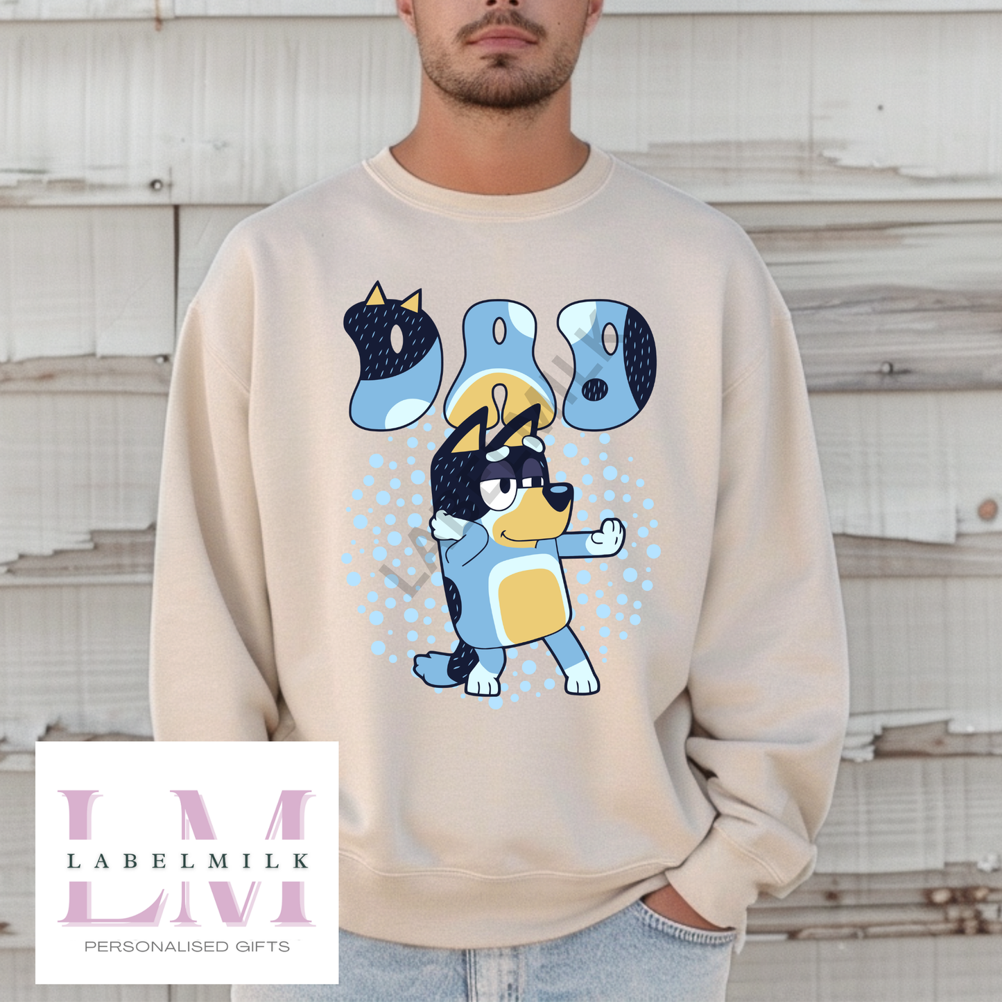 Adult Bluey Dad Jumper