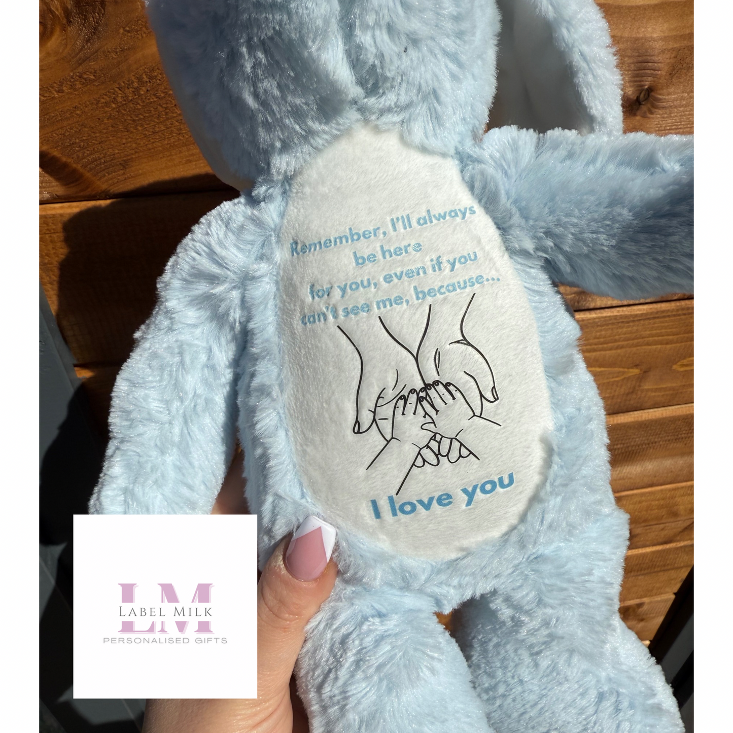 Floppy Soft Bunny - Sleepytime Quote