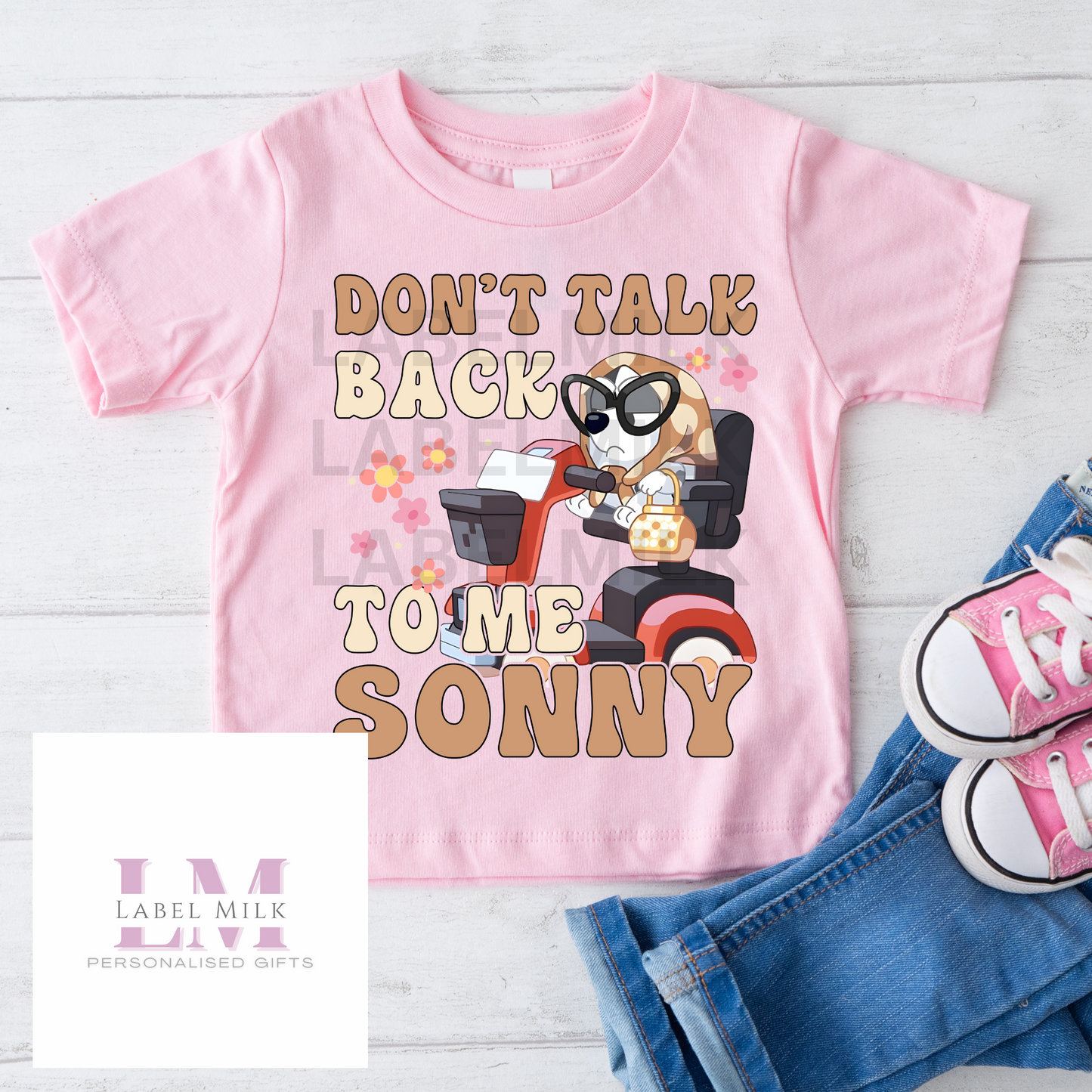 Pink Bluey T-Shirt Kids - All Designs