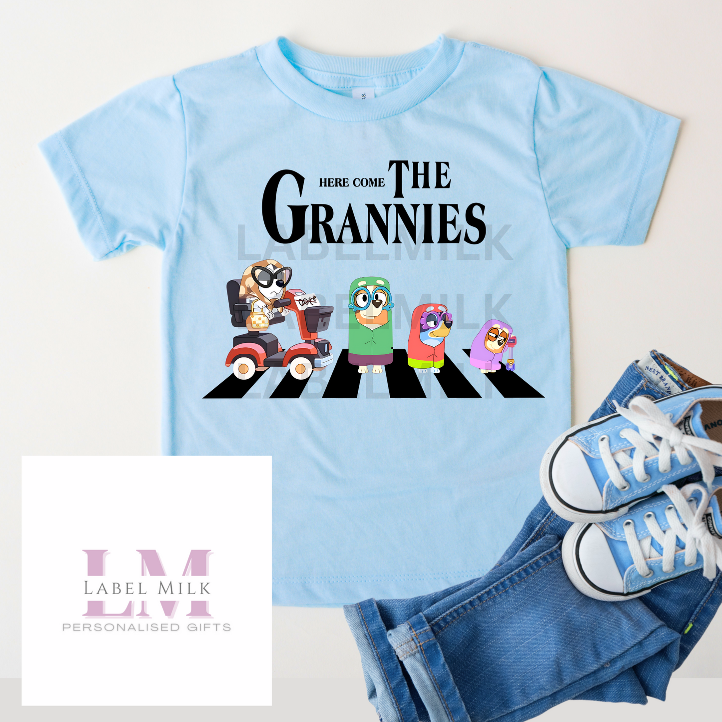 Blue Bluey T-Shirt Kids - All Designs