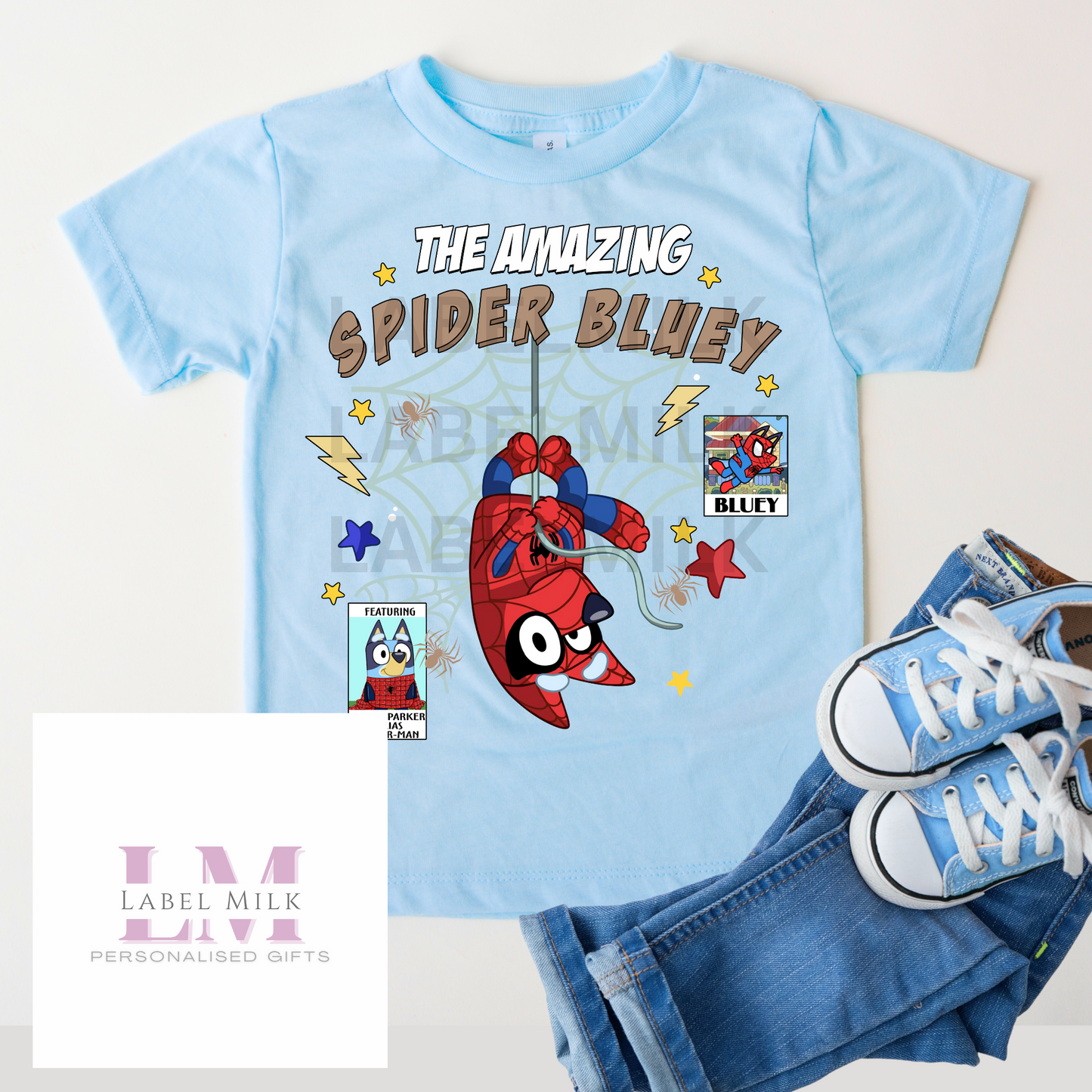Blue Bluey T-Shirt Kids - All Designs