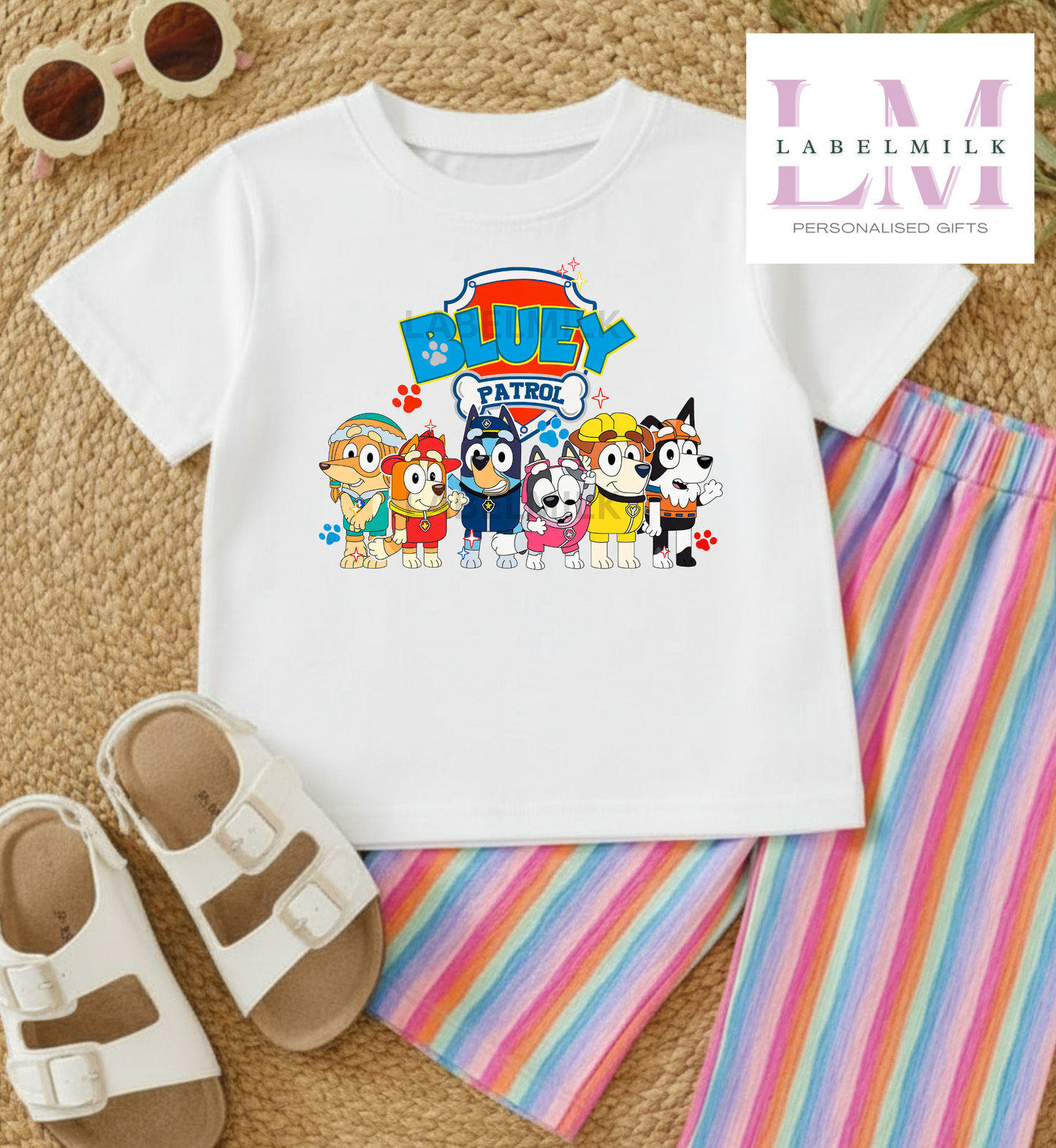 Paw Patrol X Bluey T-Shirt