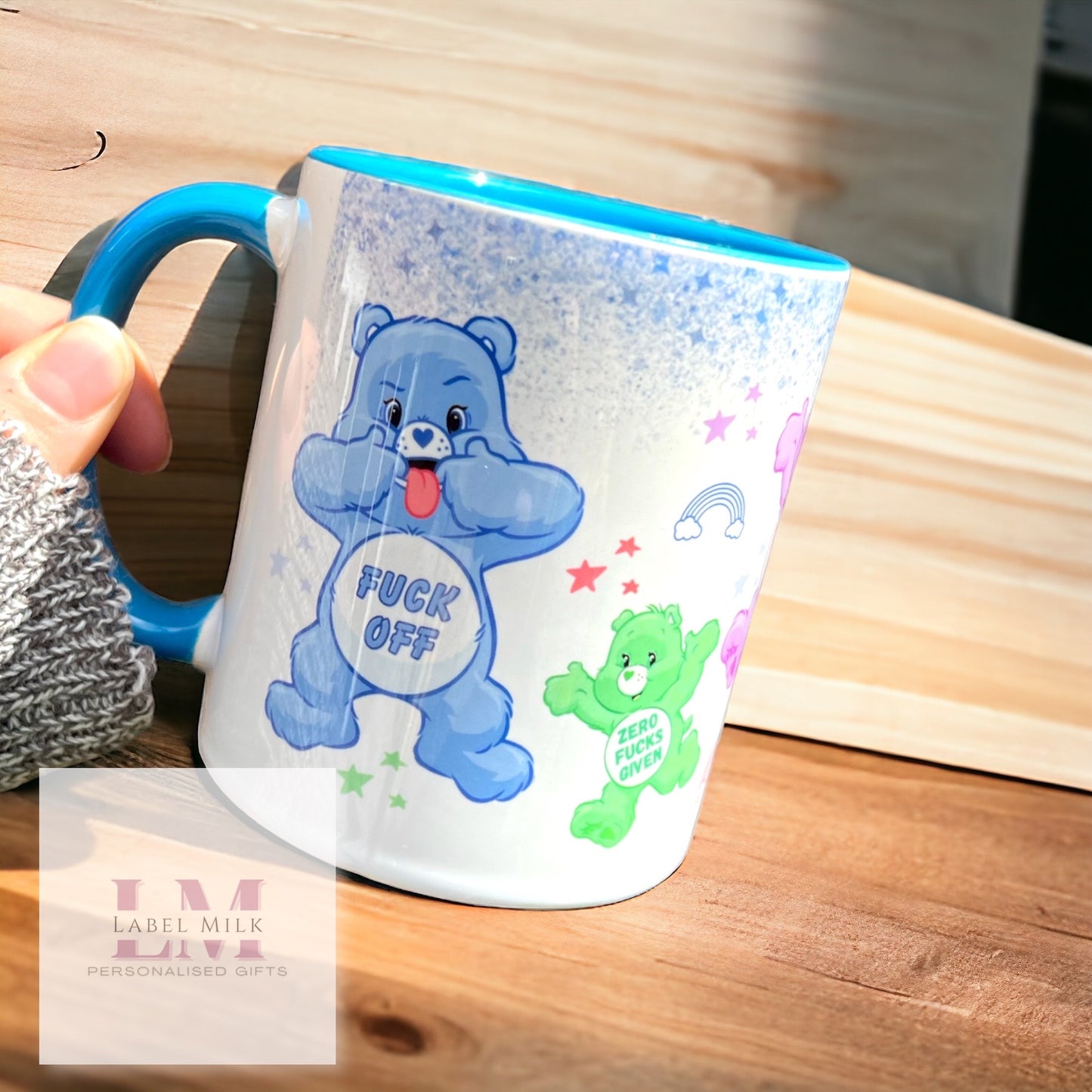 Swear Bear Mug - Blue