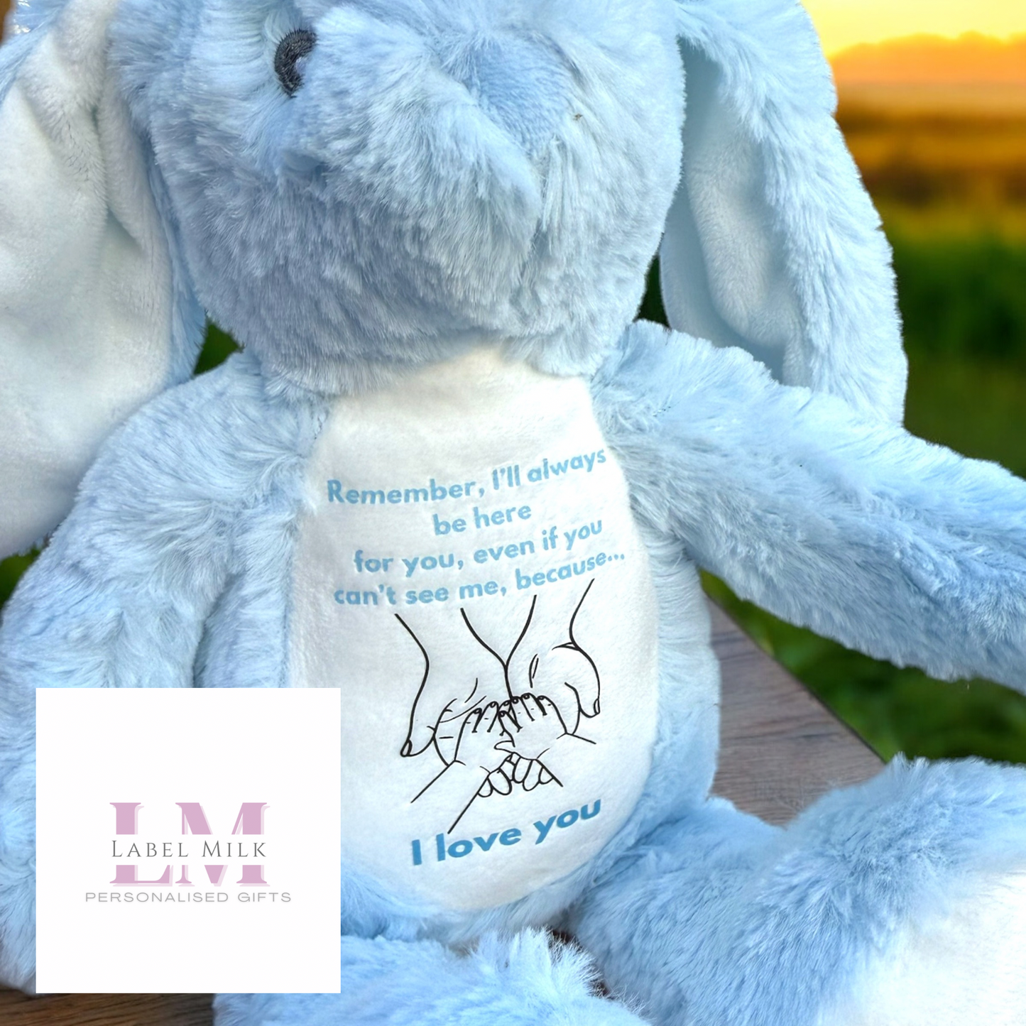 Floppy Soft Bunny - Sleepytime Quote