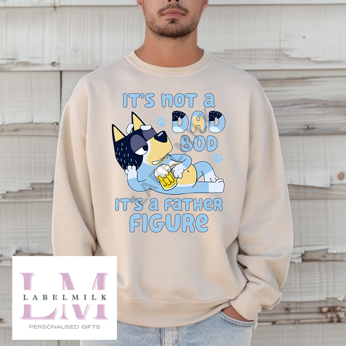 Adult Bluey Dad Jumper