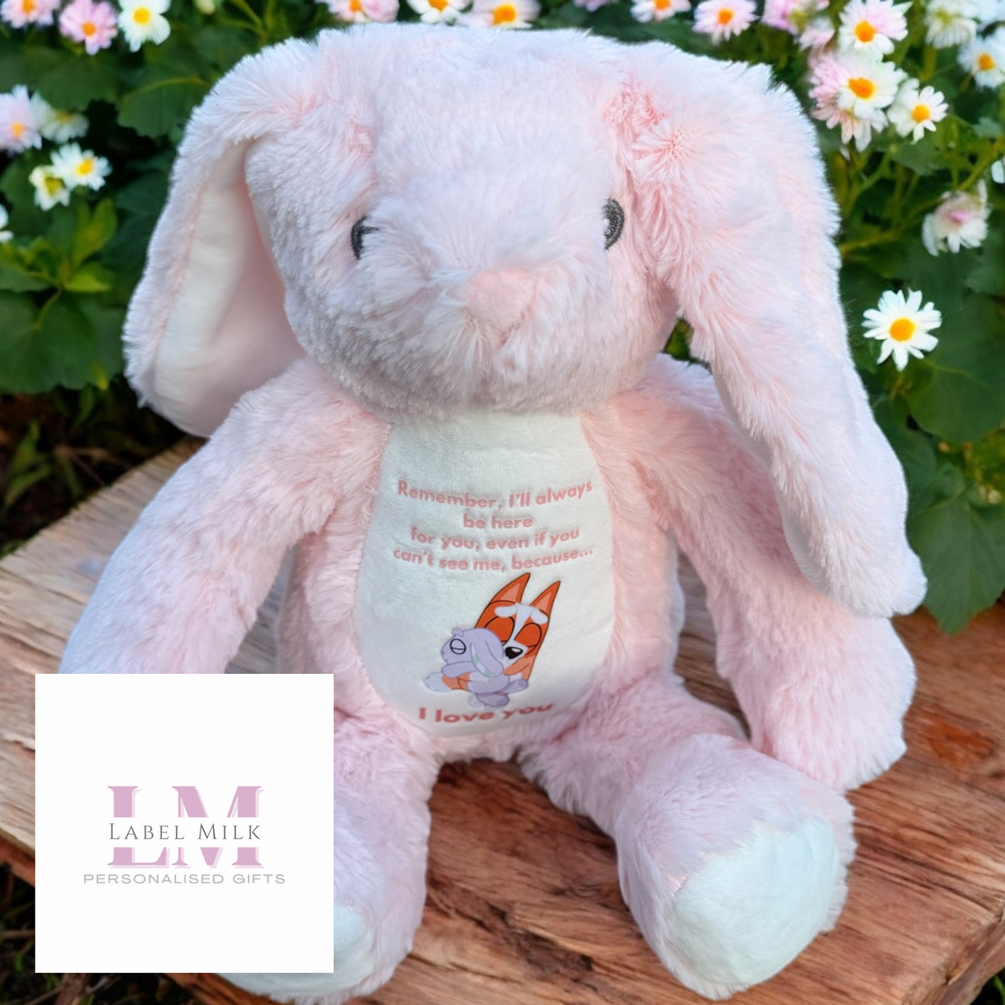 Floppy Soft Bunny - Sleepytime Quote