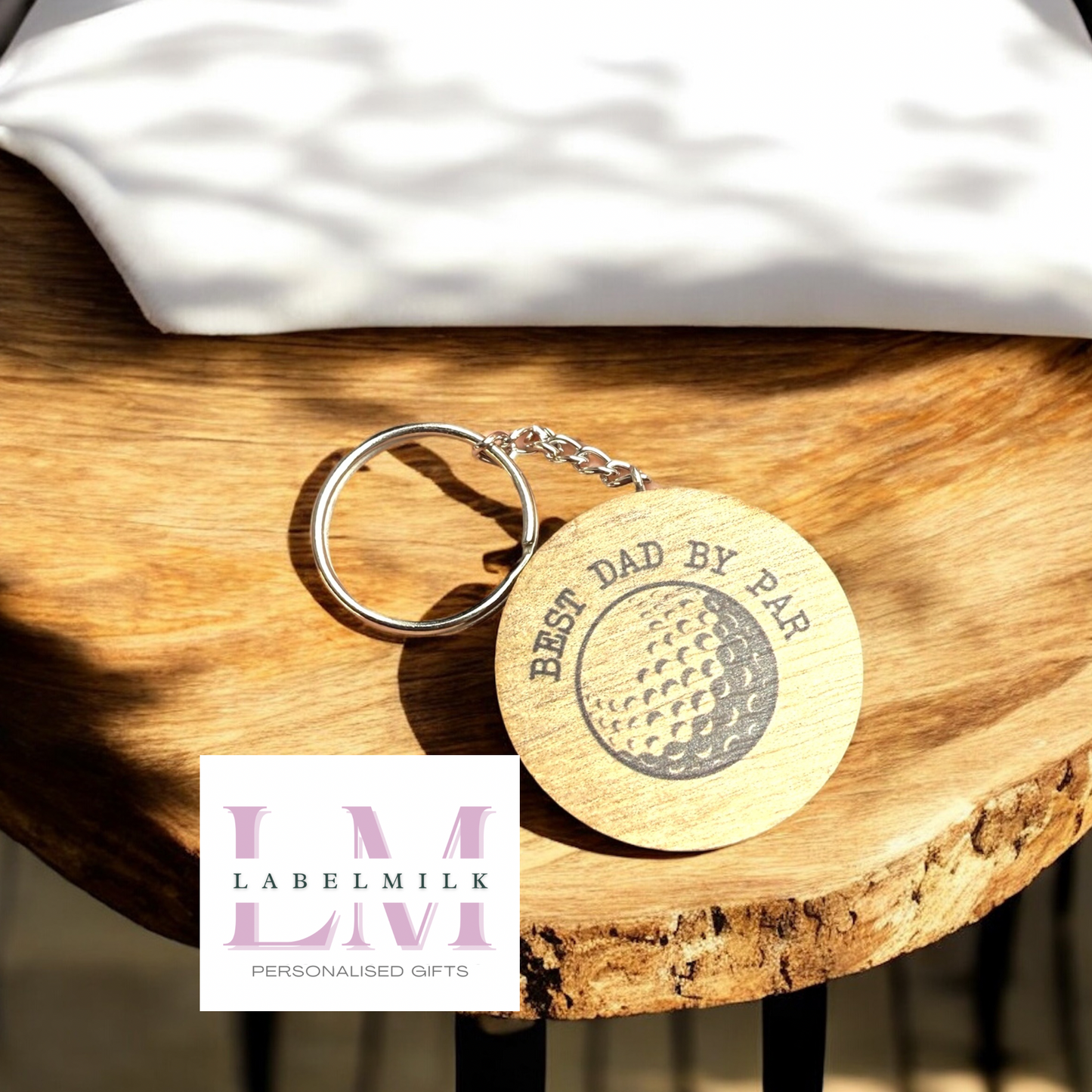 Golf Dad Keyring