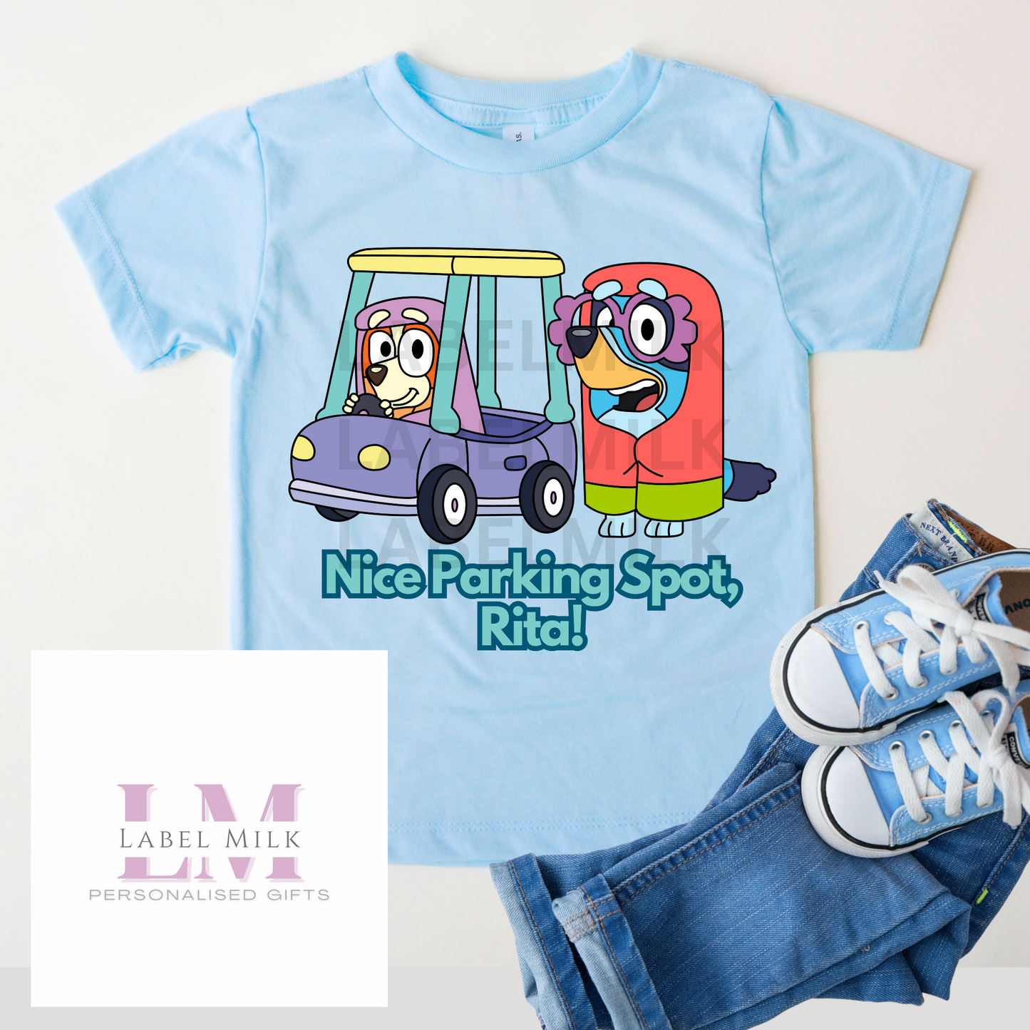 Blue Bluey T-Shirt Kids - All Designs