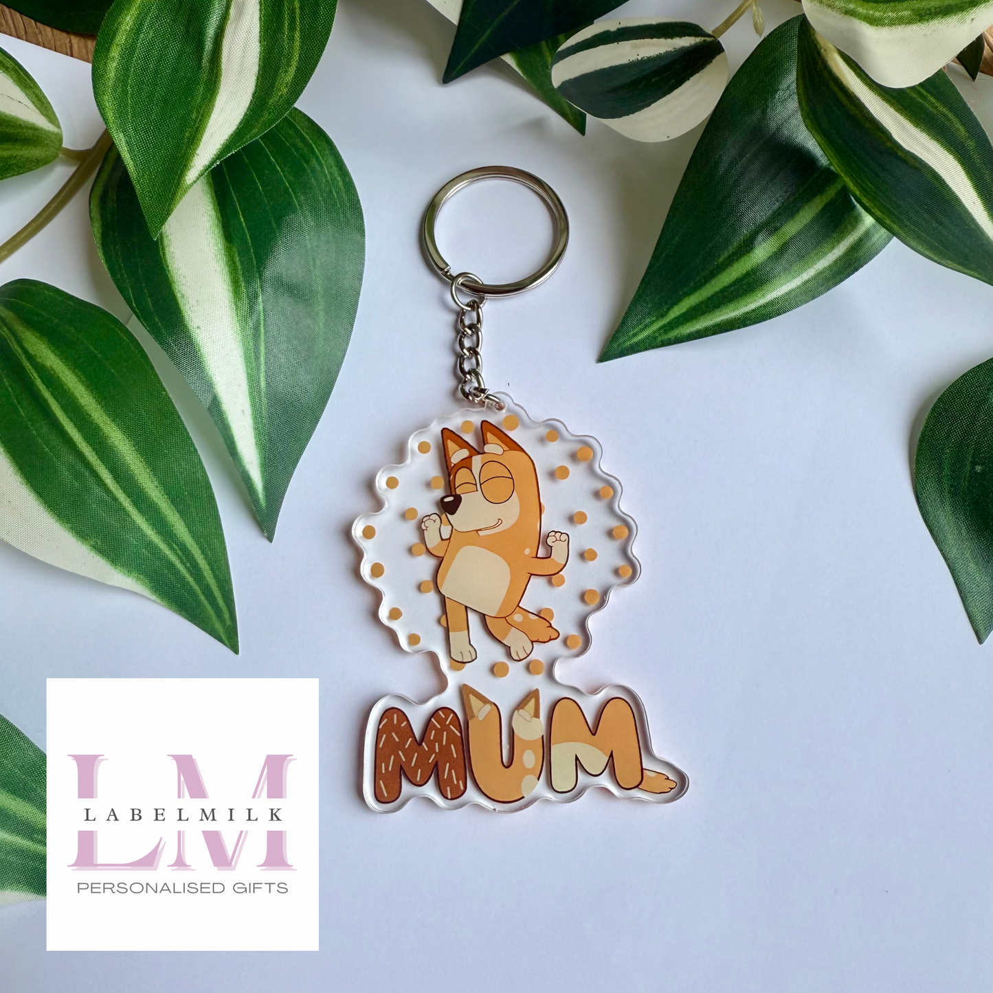 Bluey Keyrings - Various Designs