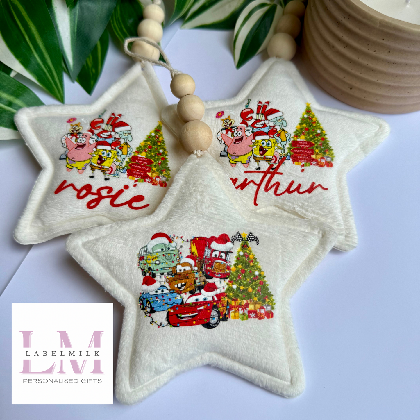 Personalised SpongeBob Christmas Bauble