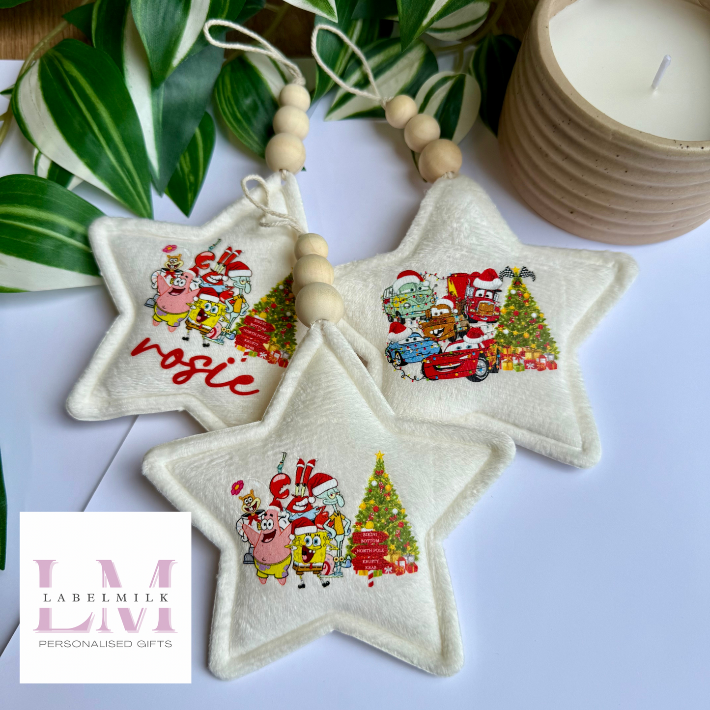 Personalised SpongeBob Christmas Bauble