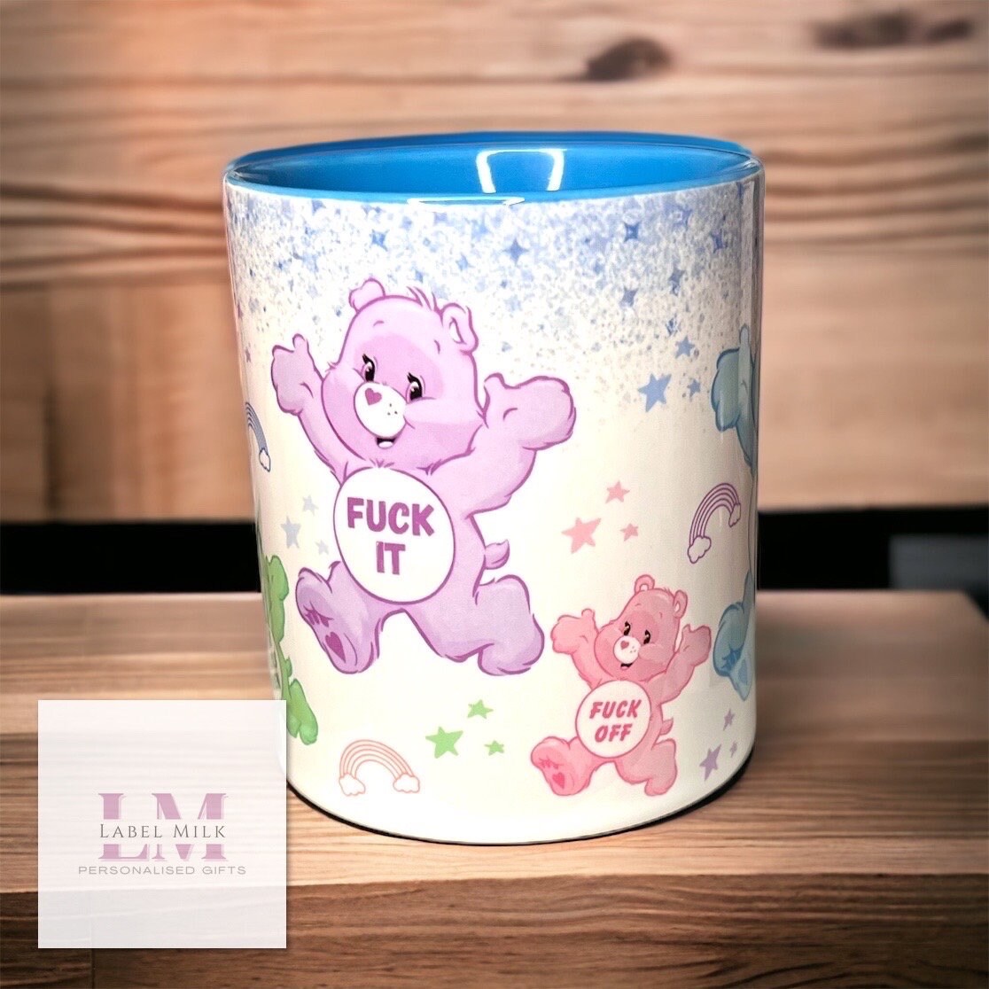 Swear Bear Mug - Blue