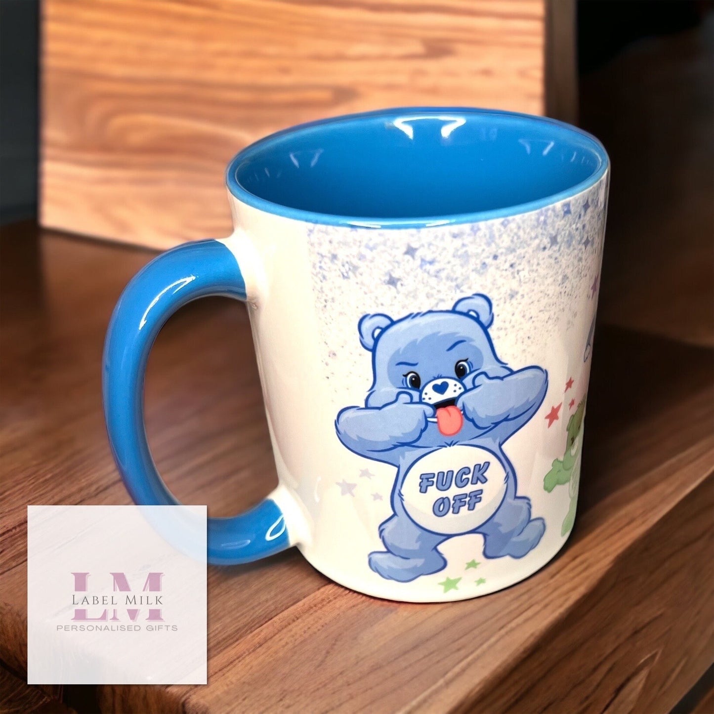 Swear Bear Mug - Blue