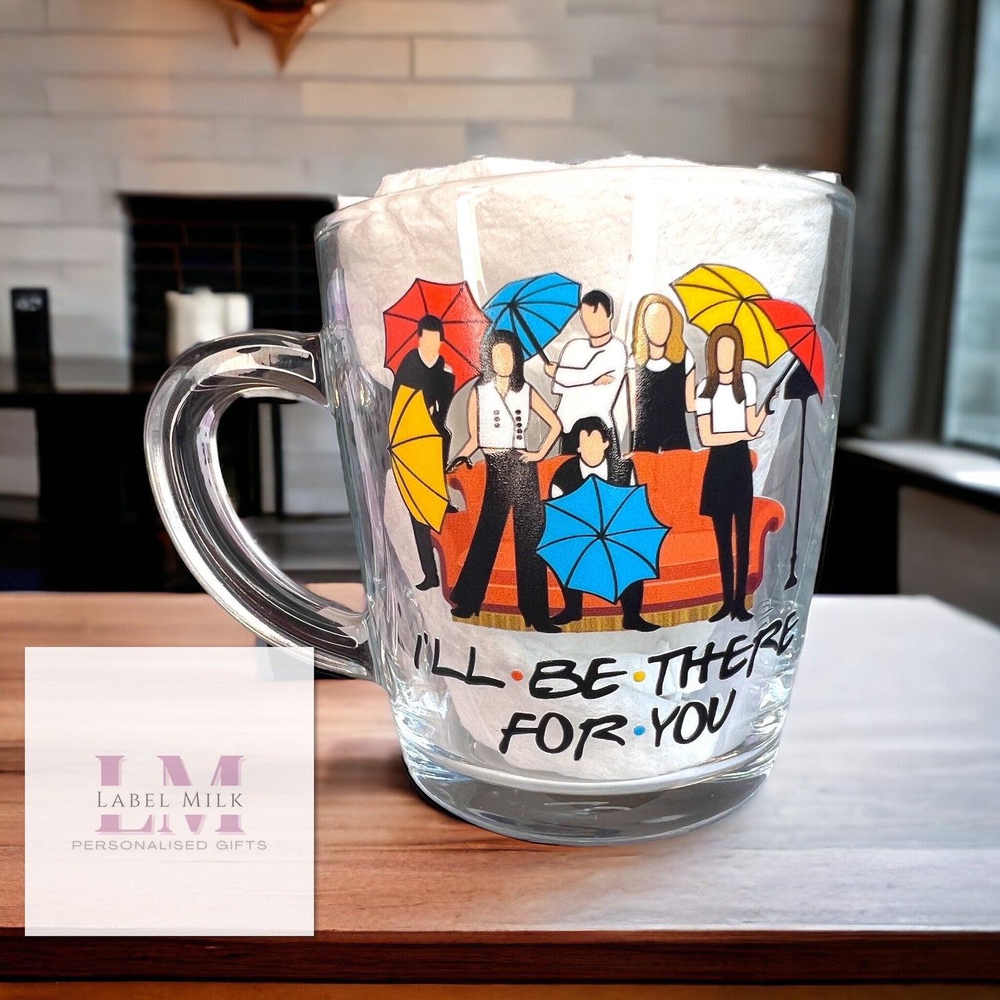 Friends TV Show Glass Mug