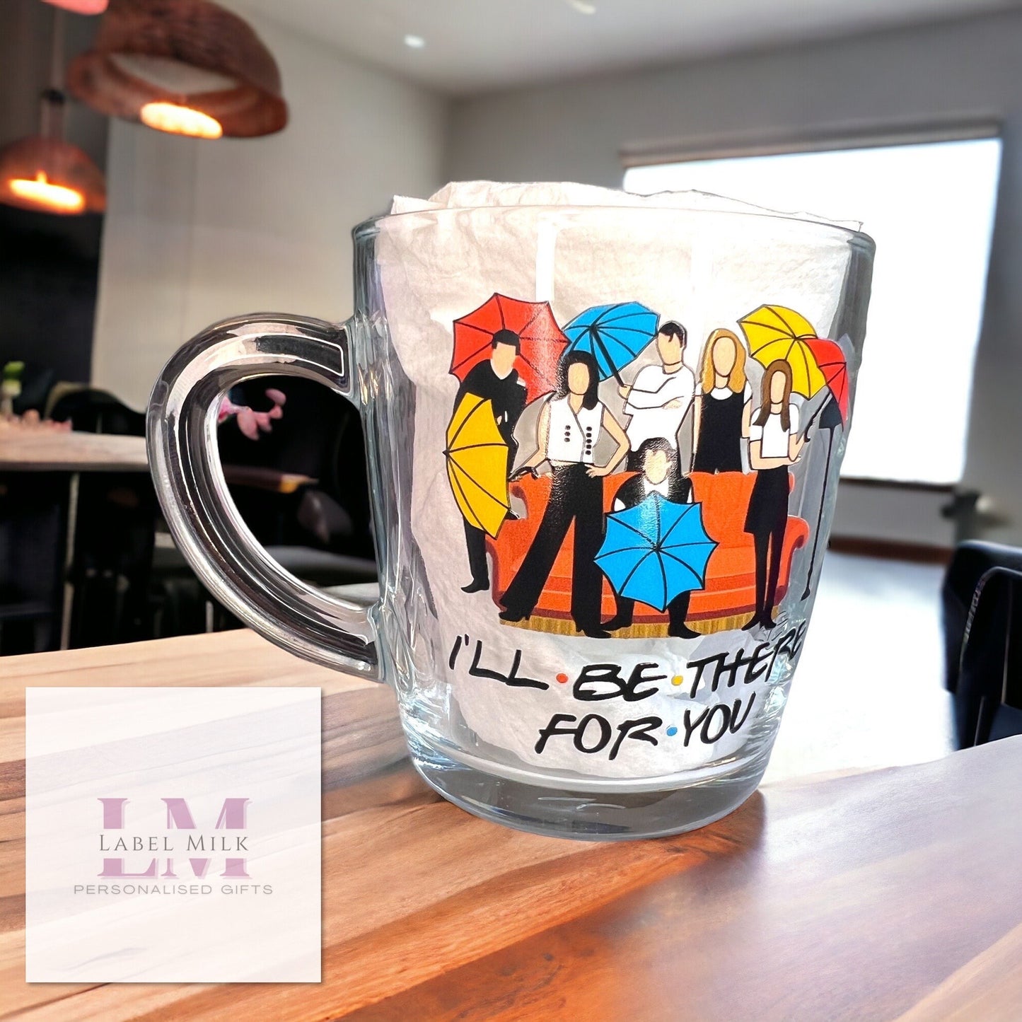 Friends TV Show Glass Mug