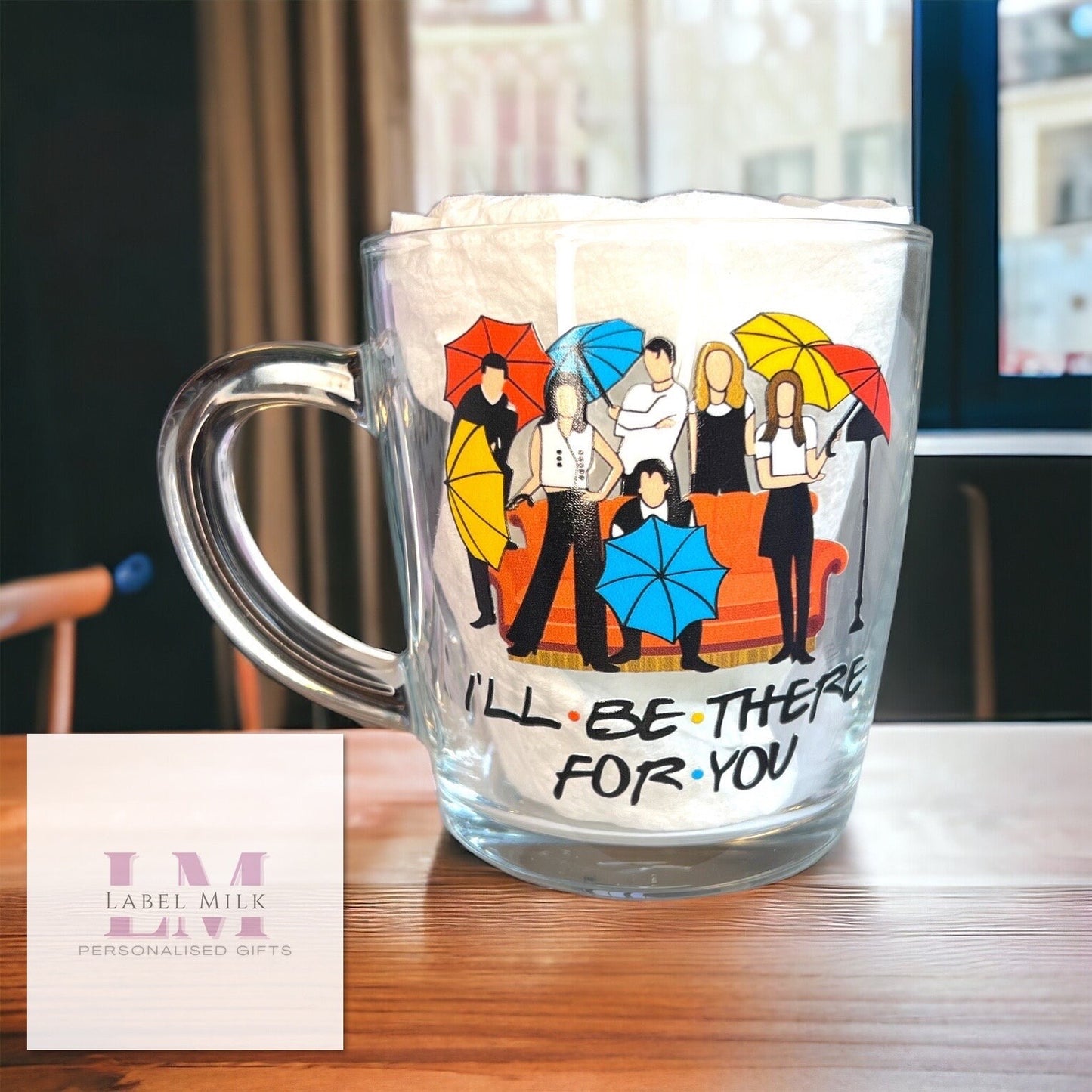 Friends TV Show Glass Mug