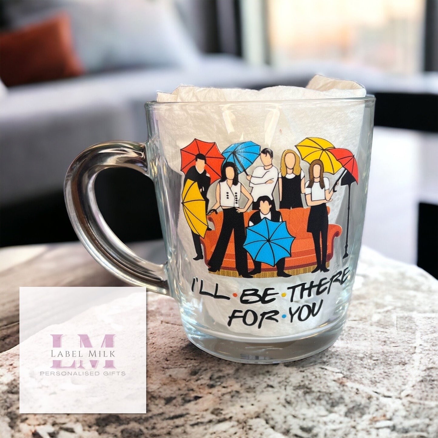 Friends TV Show Glass Mug