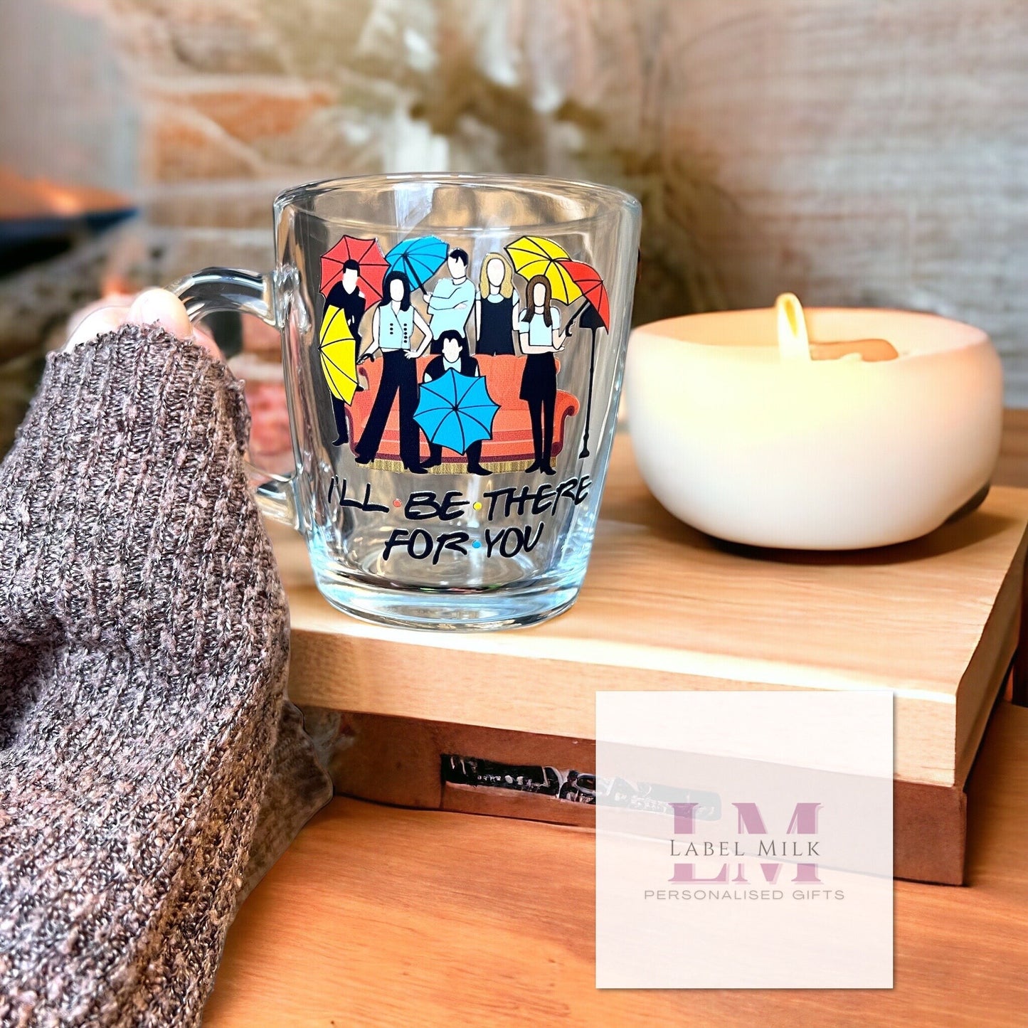 Friends TV Show Glass Mug