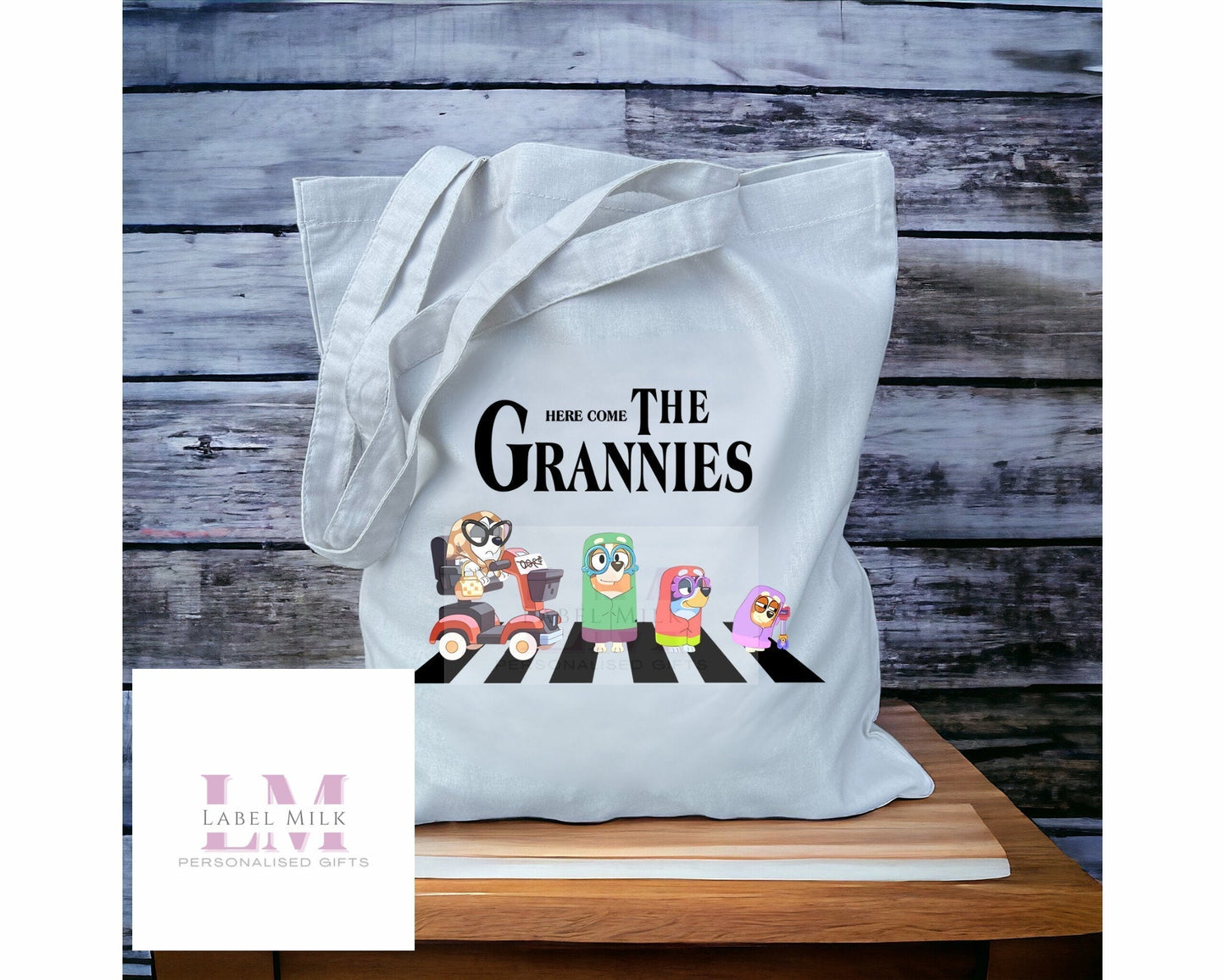 Lizzie Dreams Tote Bag - Grey