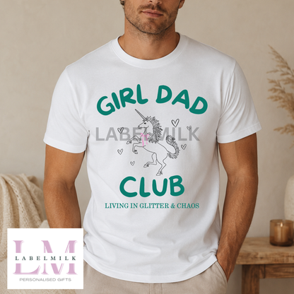 Girl Dad Club - Men’s Funny Dad T-Shirt