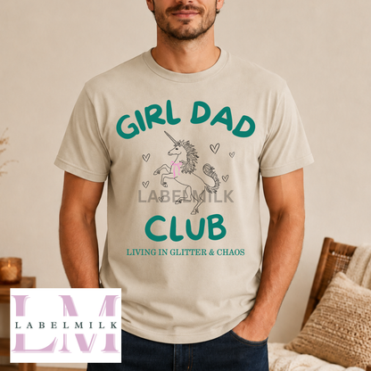 Girl Dad Club - Men’s Funny Dad T-Shirt