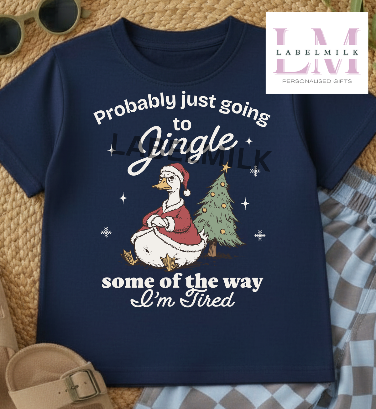 Jingle Some Of The Way - Children’s Funny Christmas T-Shirt