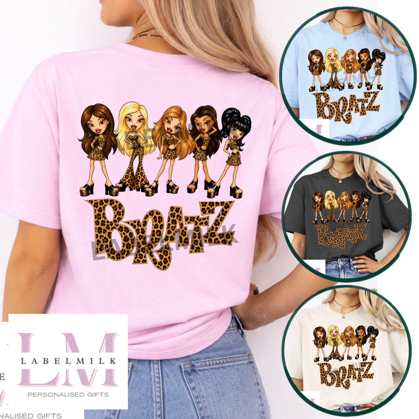 Bratz Y2K T-Shirt - Leopard Print