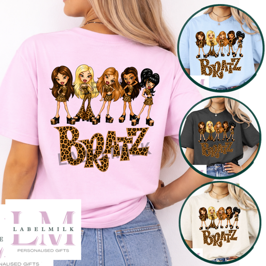 Bratz Y2K T-Shirt - Leopard Print