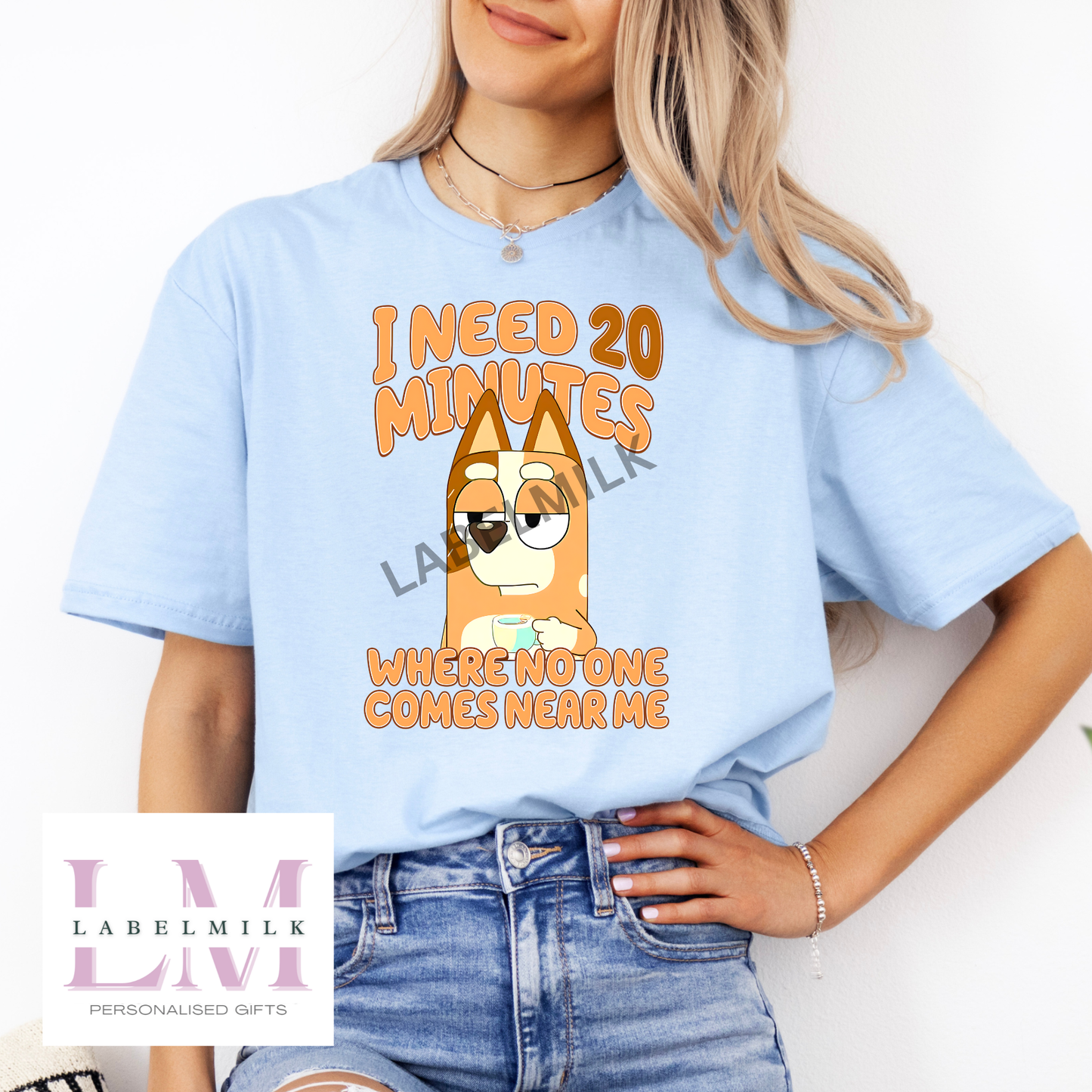 Adults 20 Minutes T-Shirt (Bluey)