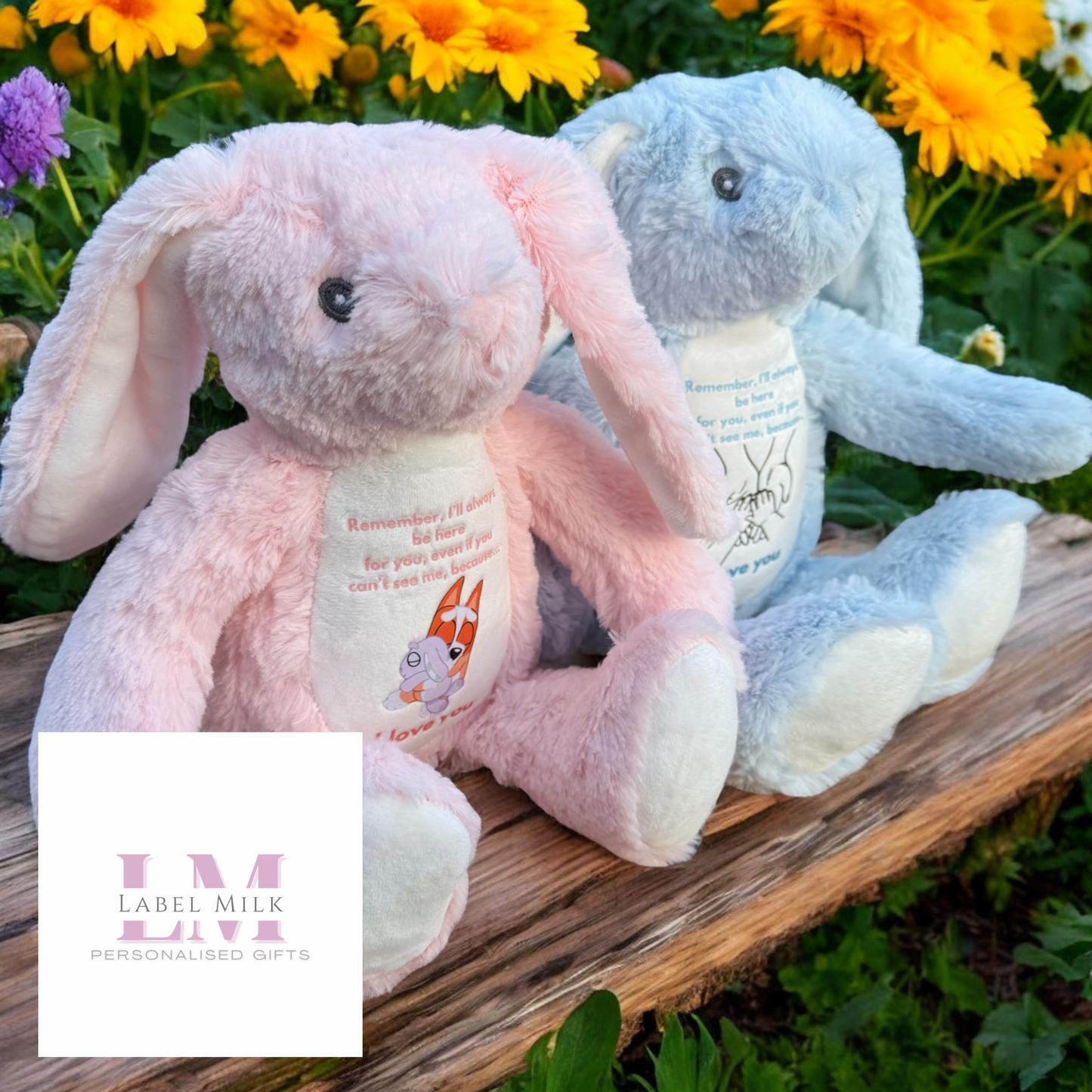 Floppy Soft Bunny - Sleepytime Quote