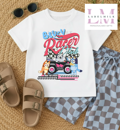 Racing Car X Bluey T-Shirt
