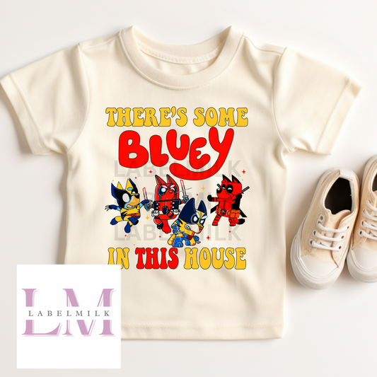 Blue Dog T-Shirt Kids - SuperHero