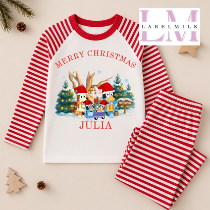 Personalised Christmas Pyjamas - Kids Christmas Pyjamas