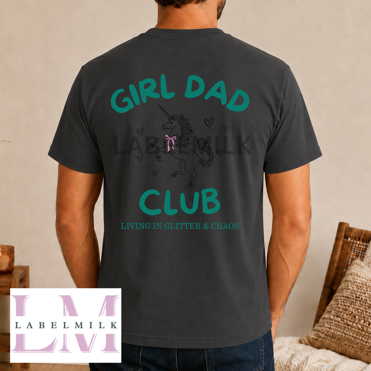 Girl Dad Club - Men’s Funny Dad T-Shirt