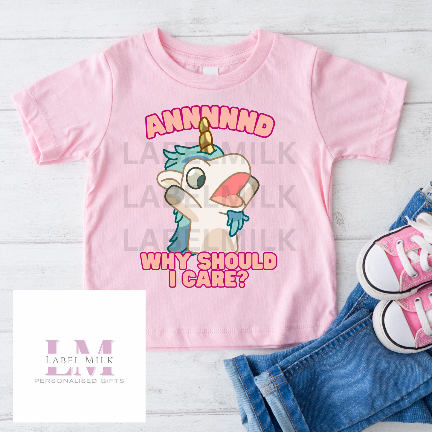 Pink Bluey T-Shirt Kids - All Designs