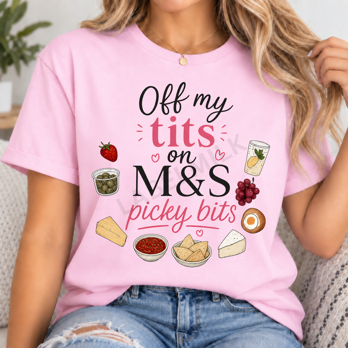 Off my T*ts on M&S Picky Bits - Funny Adults T-Shirt