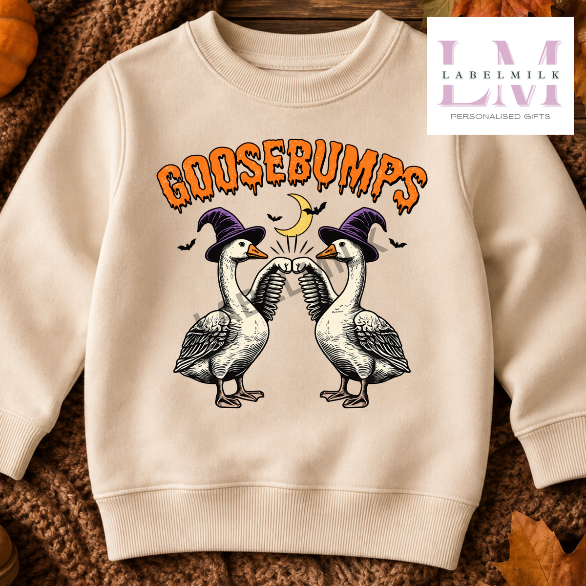 Goosebumps Sweatshirt - Kids Funny Pun Jumper